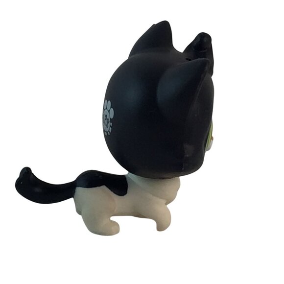 Littlest Pet Shop LPS #319 Glossy Felinsky Cat #320 Inkwell Felinsky Kitten - Picture 10 of 11